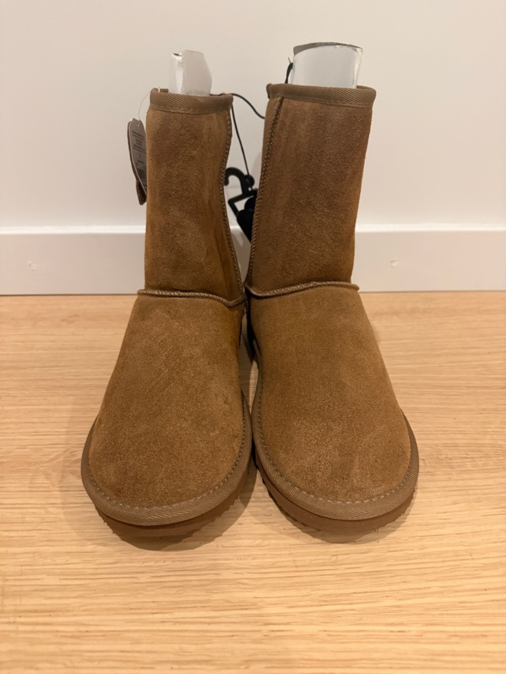 Faded Glory Chestnut Brown Suede Winter Boots